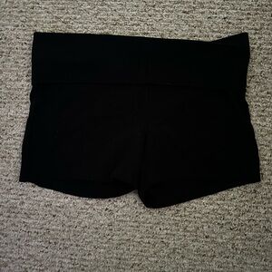 VSPINK BLACK FOLDOVER SHORTS SIZE XL